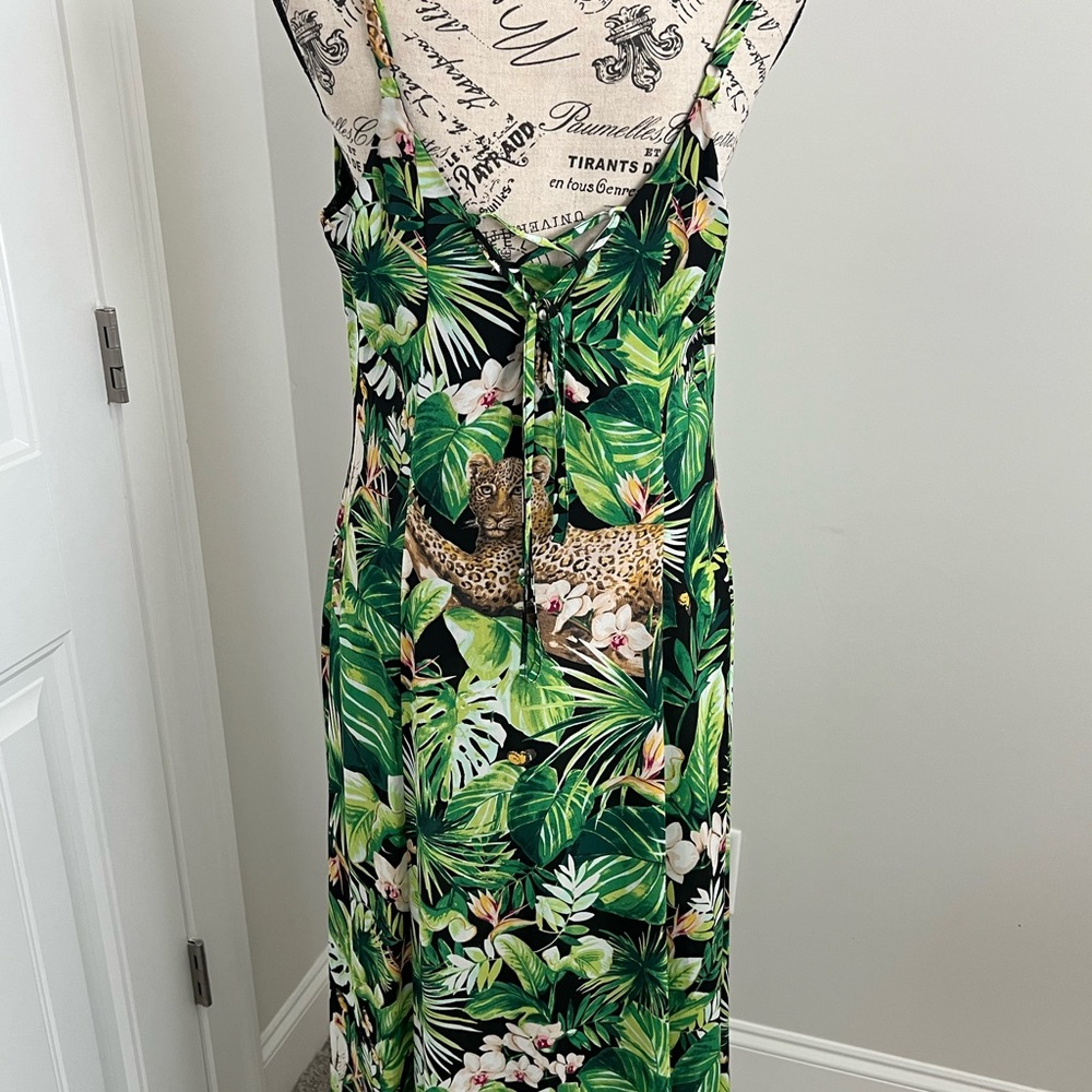 Beautiful Green Exotic Maxi Dress
